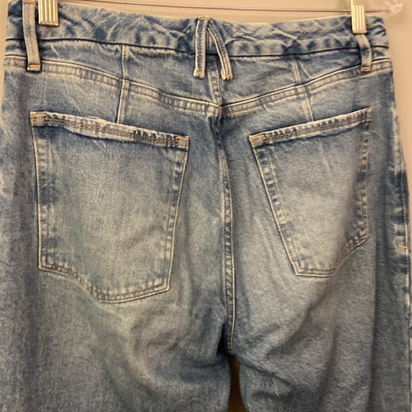 Good American Medium Wash High Waist Straight Leg Jeans Women’s Size 30 - Picture 7 of 10